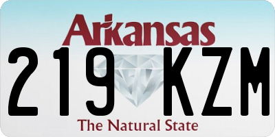 AR license plate 219KZM