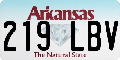 AR license plate 219LBV