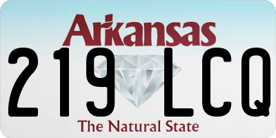 AR license plate 219LCQ