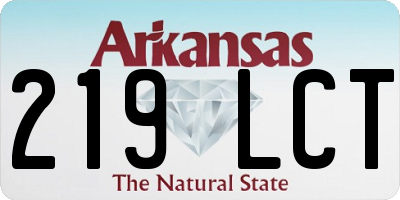 AR license plate 219LCT