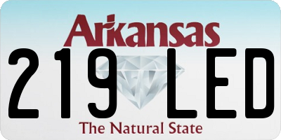 AR license plate 219LED
