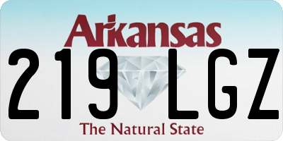AR license plate 219LGZ
