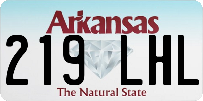 AR license plate 219LHL