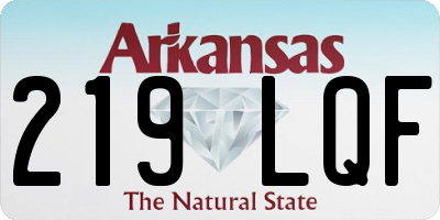 AR license plate 219LQF