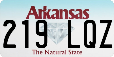 AR license plate 219LQZ