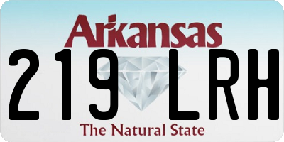 AR license plate 219LRH