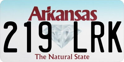 AR license plate 219LRK