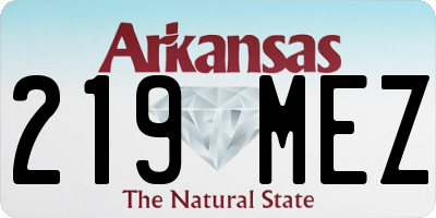 AR license plate 219MEZ