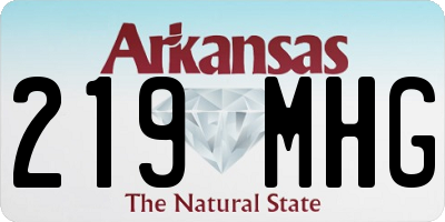 AR license plate 219MHG