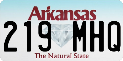 AR license plate 219MHQ