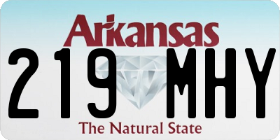 AR license plate 219MHY