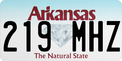 AR license plate 219MHZ