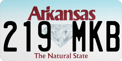 AR license plate 219MKB