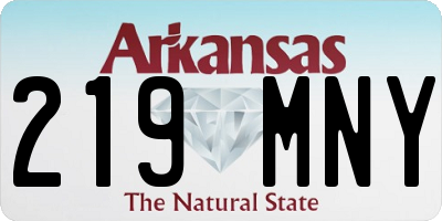 AR license plate 219MNY