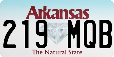 AR license plate 219MQB