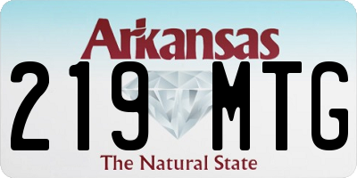 AR license plate 219MTG