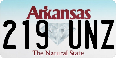 AR license plate 219UNZ