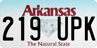 AR license plate 219UPK