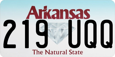 AR license plate 219UQQ
