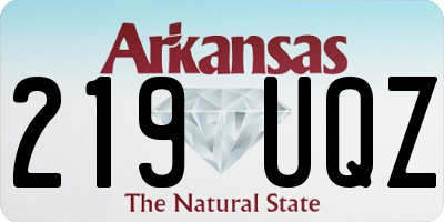 AR license plate 219UQZ