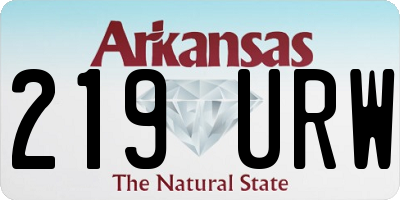 AR license plate 219URW