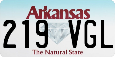 AR license plate 219VGL
