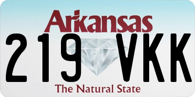 AR license plate 219VKK