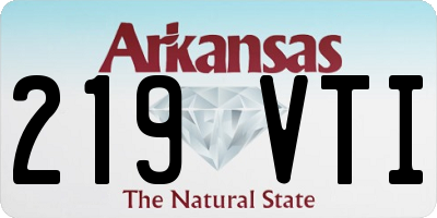 AR license plate 219VTI