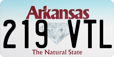 AR license plate 219VTL
