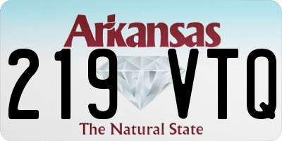 AR license plate 219VTQ