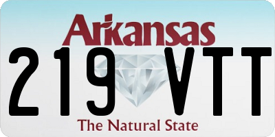 AR license plate 219VTT