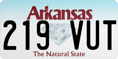 AR license plate 219VUT