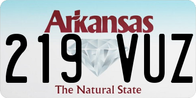 AR license plate 219VUZ