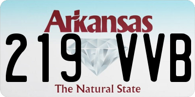 AR license plate 219VVB