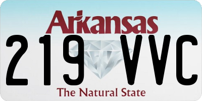 AR license plate 219VVC