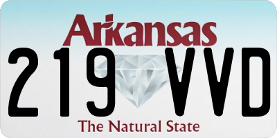AR license plate 219VVD