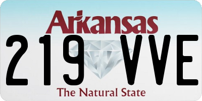 AR license plate 219VVE