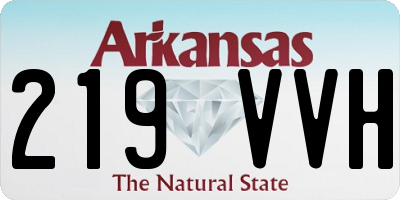AR license plate 219VVH