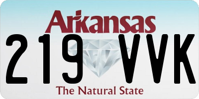 AR license plate 219VVK