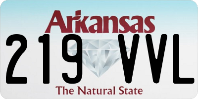 AR license plate 219VVL