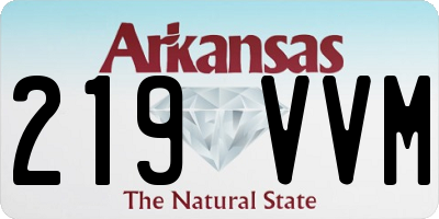 AR license plate 219VVM