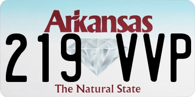 AR license plate 219VVP