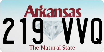AR license plate 219VVQ