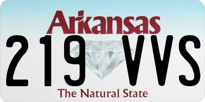 AR license plate 219VVS