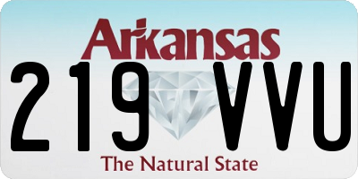AR license plate 219VVU