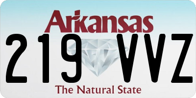 AR license plate 219VVZ