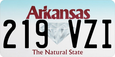AR license plate 219VZI