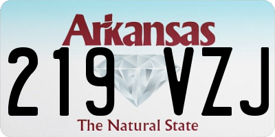 AR license plate 219VZJ