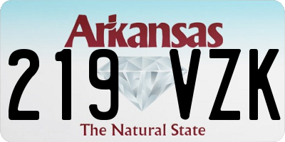 AR license plate 219VZK