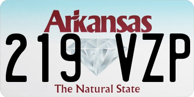AR license plate 219VZP